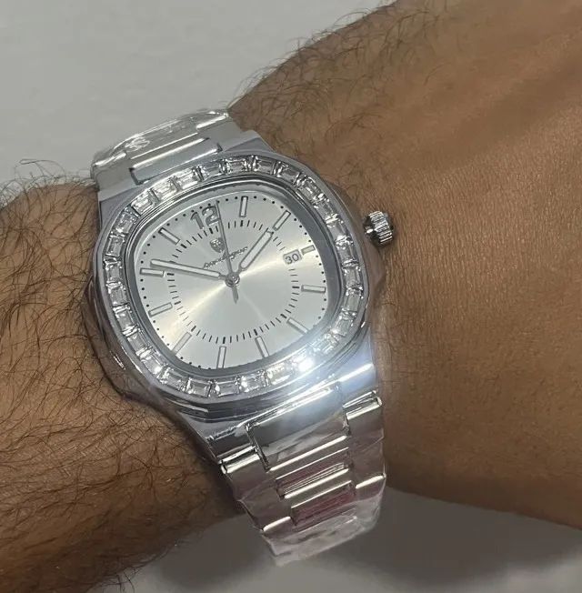 Relógio Prata Elegante - Foto 2