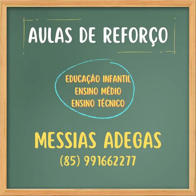 AULAS DE REFORÇO