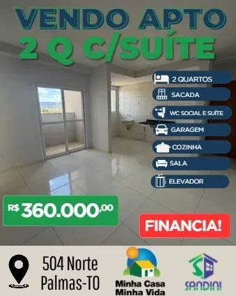 Vendo Apto 2 Quartos c/ Elevador - Financia!!