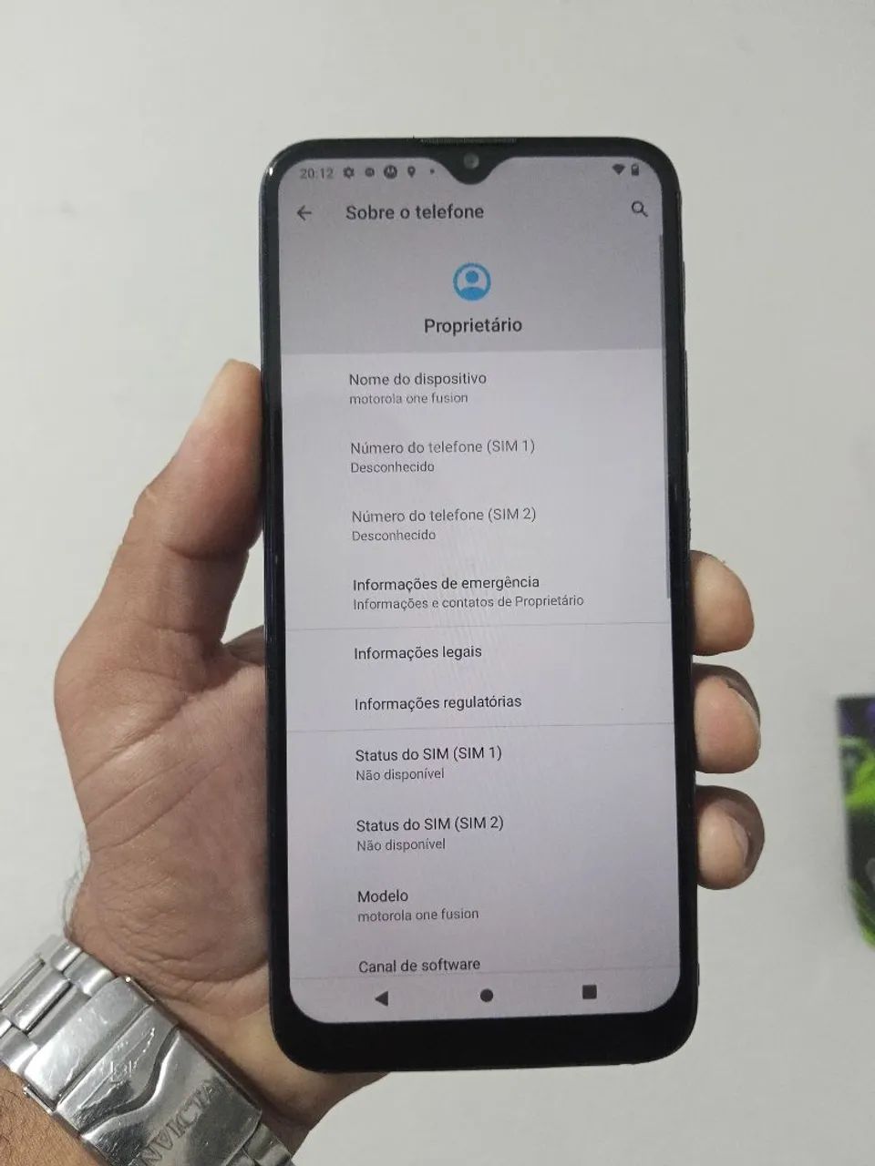MOTOROLA ONE FISION 128GB+4GB.RAM PERFEITO! - Foto 3