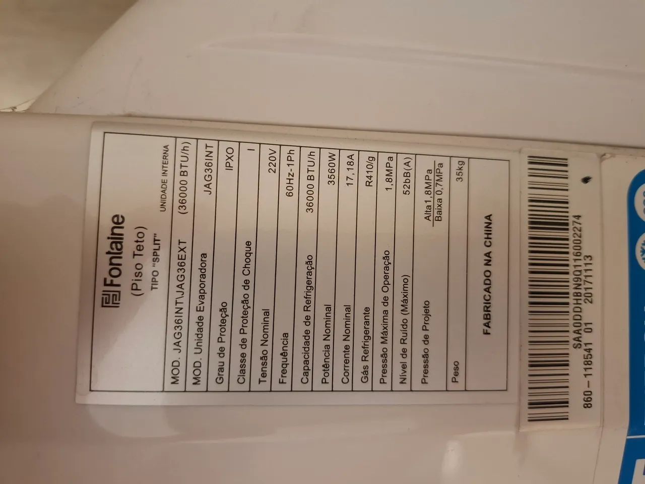 Evapodadora 36 mil btus - Foto 2