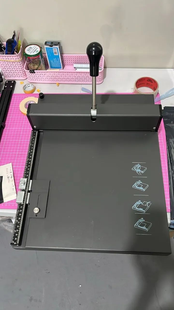 Vincadeira de papel manual vinco duplo ou simples