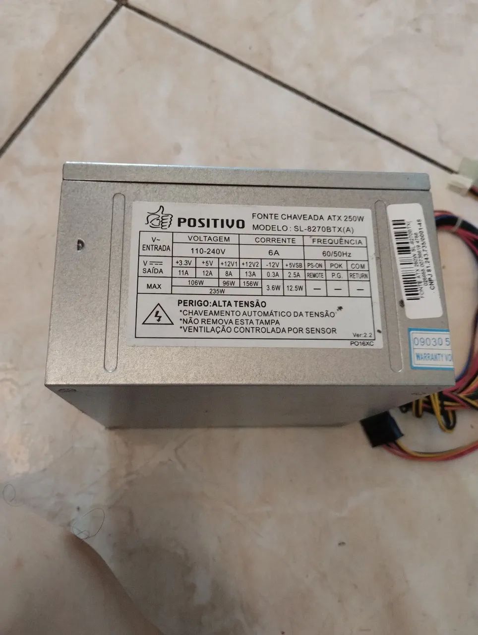 Fonte Pc ATX 250w - Foto 3