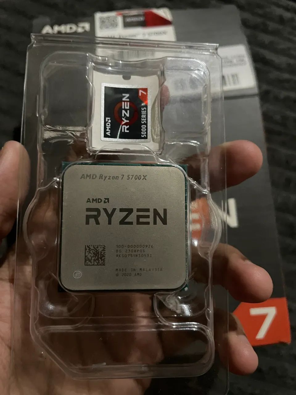 Processador AMD Ryzen 7 5700X - 8 Núcleos / 16 Threads - Impecável Processador AMD Ryzen 7 5700X - 8 Núcleos / 16 Threads - Impecável