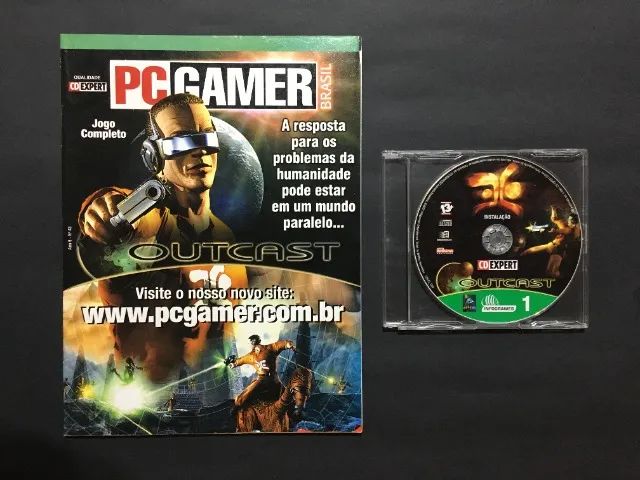 CD Expert Revista PC Gamer - Outcast Completo 2 CD-ROMs PC Ano 5