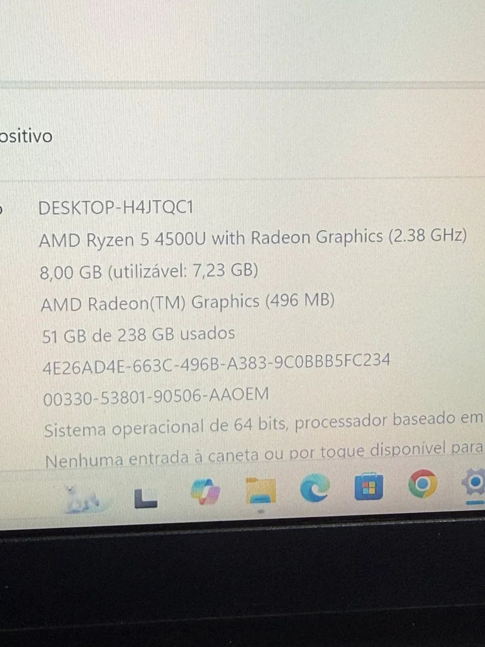 Vendo notebook Lenovo Thinkpad Ryzen 5 - Foto 4
