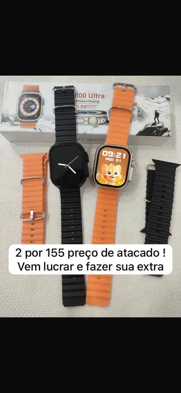 2 smartwatchs pelo preço de 1 