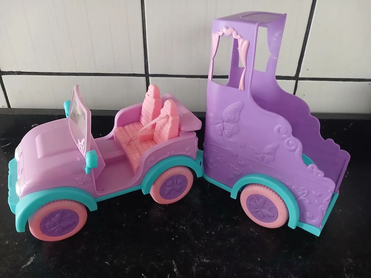 Carro para boneca tipo Barbie