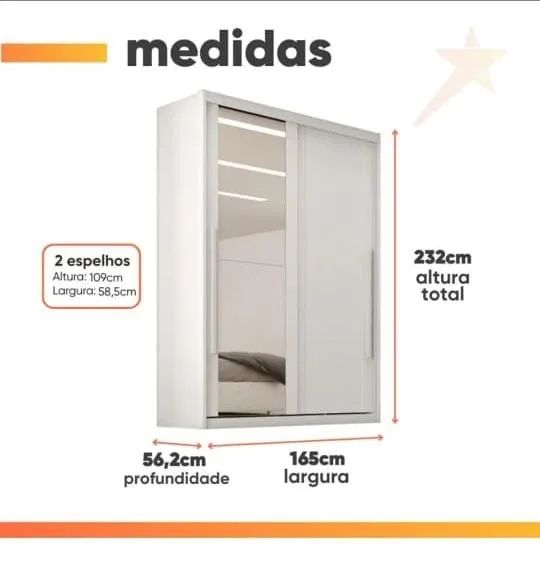 Guarda roupas NOVO na caixa - Foto 2
