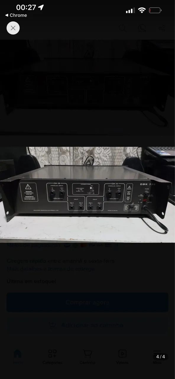 Potência wattsom DBK 720 - Foto 2