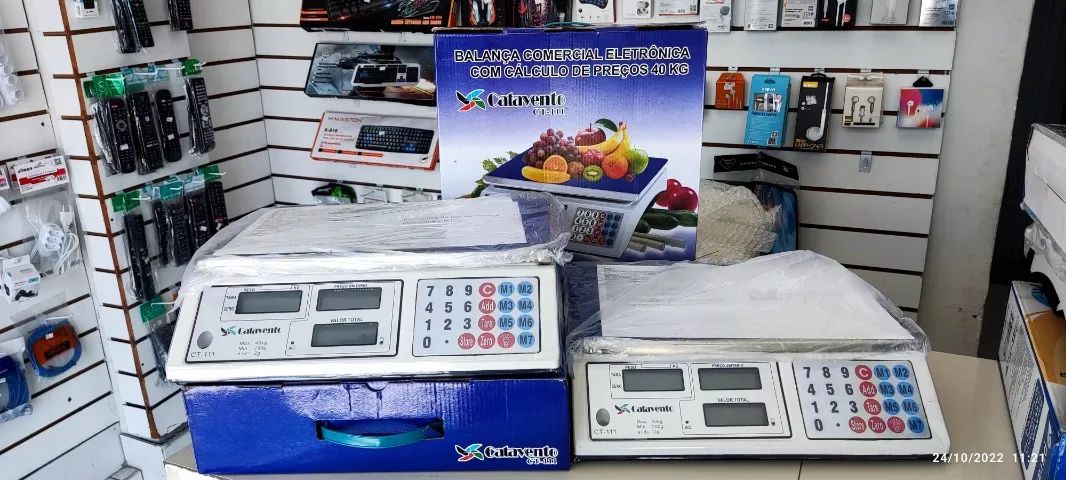 Balança capacidade de 40kg 6 meses de garantia Catavento novas 