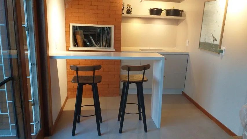 Bancada de quartzo branco