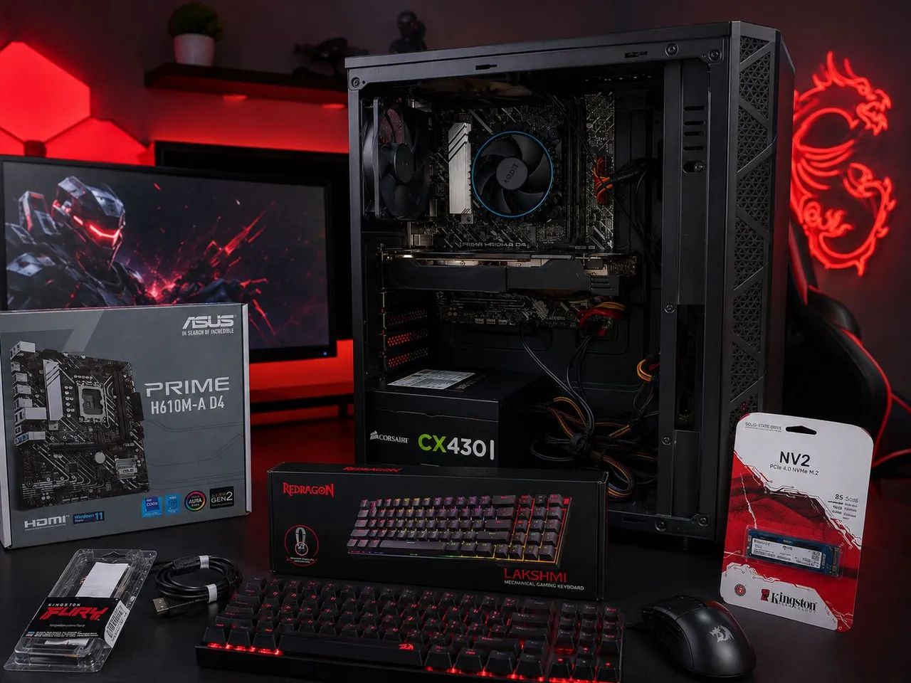 SETUP GAMER USADO COMPLETO<br> - Foto 2