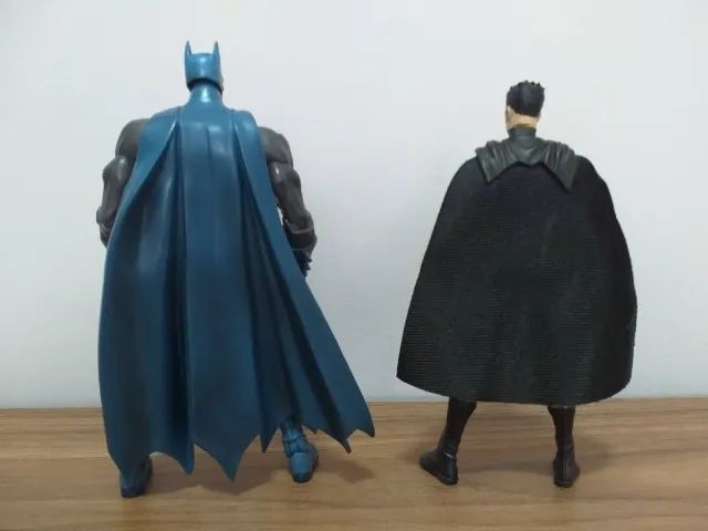 Boneco Batman E Robin Dc Heroes Mattel - Foto 2