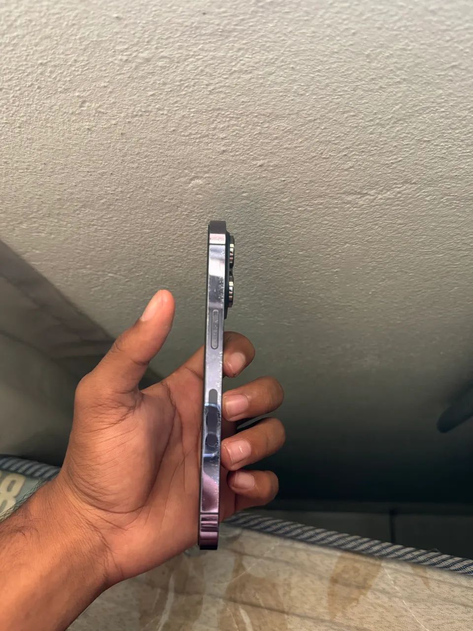 iPhone 14 Pro 128GB Azul - Bateria 96% - Impecável - - Foto 3