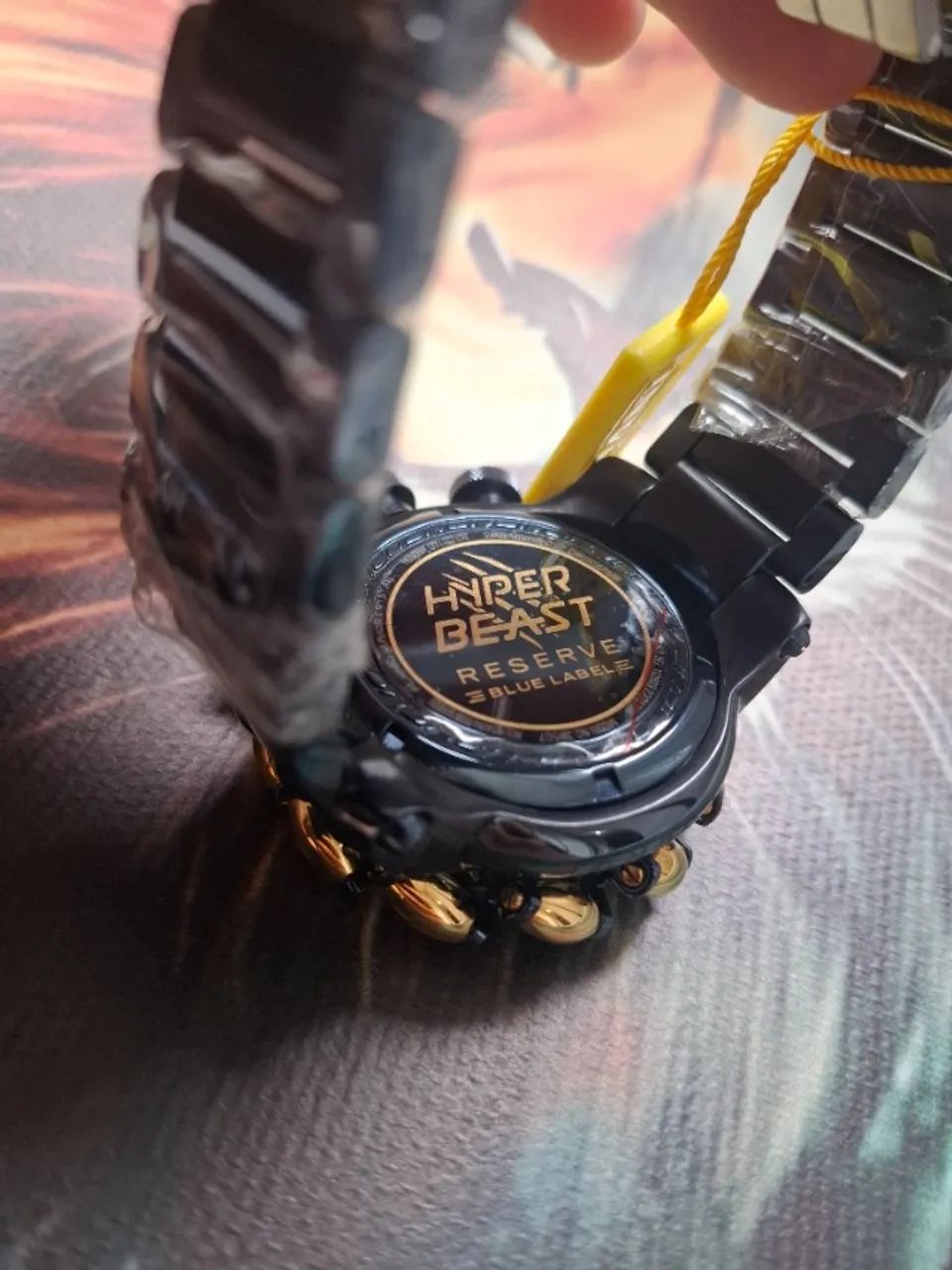 Relógio INVICTA RESERVE HYPER BEAST GOLD LABEL MULTIFUNCIONAL  - Foto 4