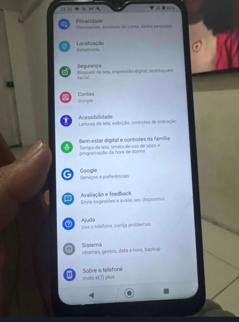 Celular moto e7 plus 64gb