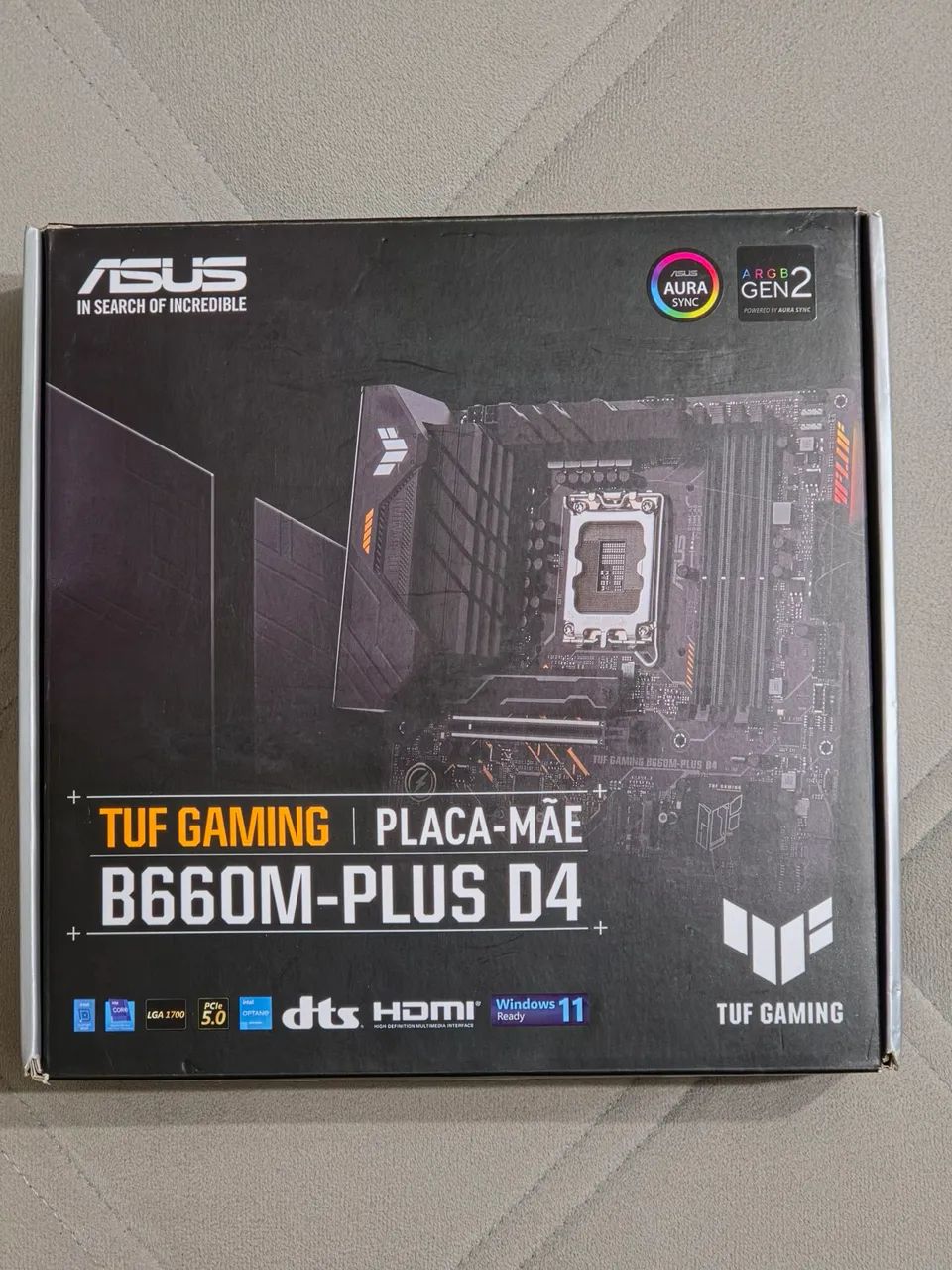 Placa Mãe TUF GAMING B660M-PLUS D4 DDR4
