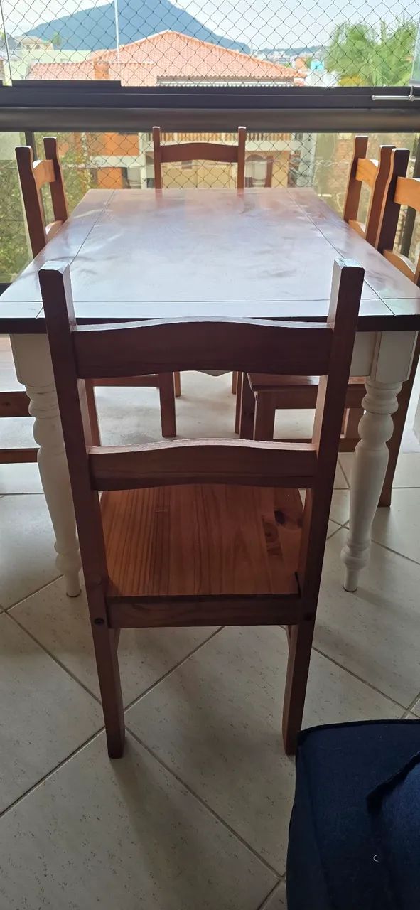 Mesa retangular com 6 cadeiras  - Foto 4