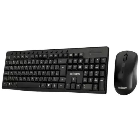 Kit Teclado e Mouse Sem Fio 2.4GHz Multimídia ABNT2 S1000M - Foto 5