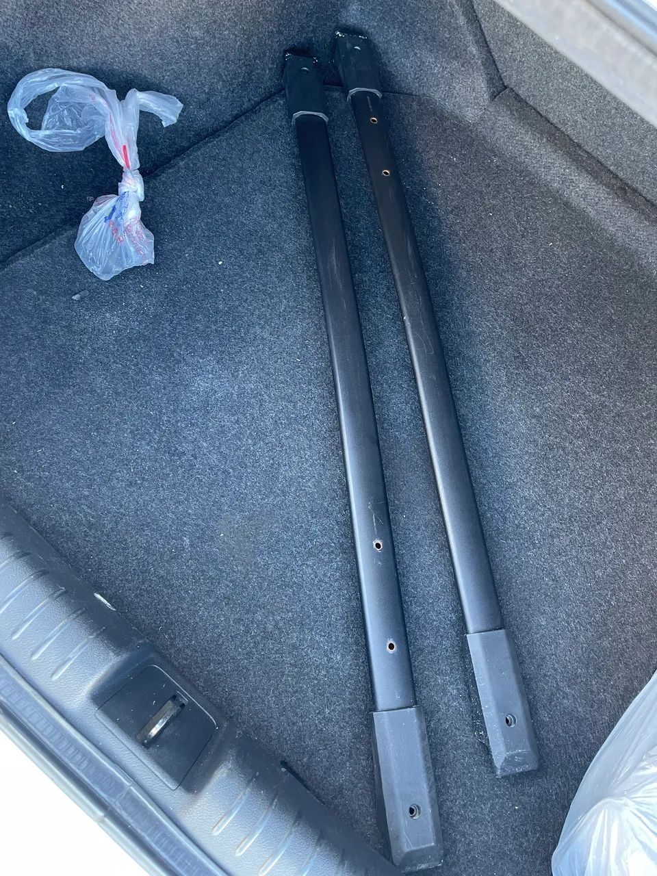 Engate do civic e rack de teto