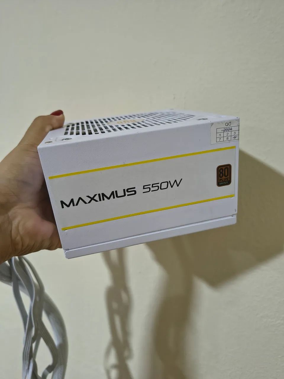 Fonte 550W MAXIMUS 80 PLUS BRONZE - Foto 3