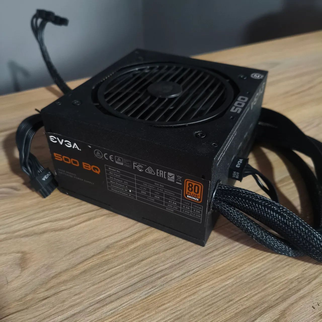 Fonte EVGA 500w 80 plus Modular