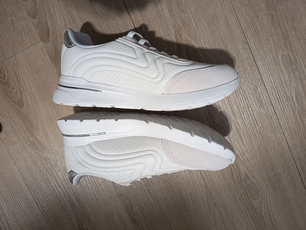 Tênis kolosh 37 ( calça 36) off white novo - Foto 2