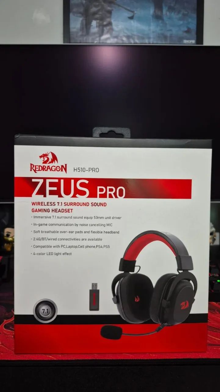 Headset wireless Redragon Zeus Pro 
