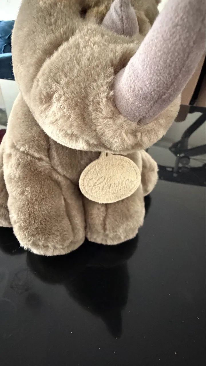 Pelúcia antiga Rinoceronte Classic Manuque - Foto 2