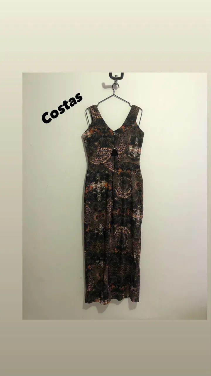 Vestido com bojo longo tamanho P - Foto 4