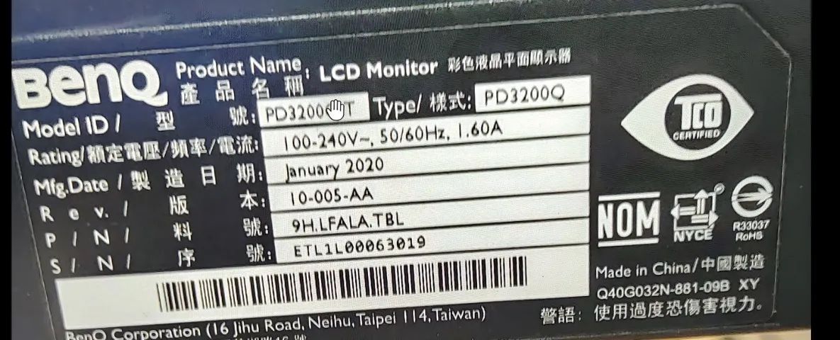 MONITOR BENQ