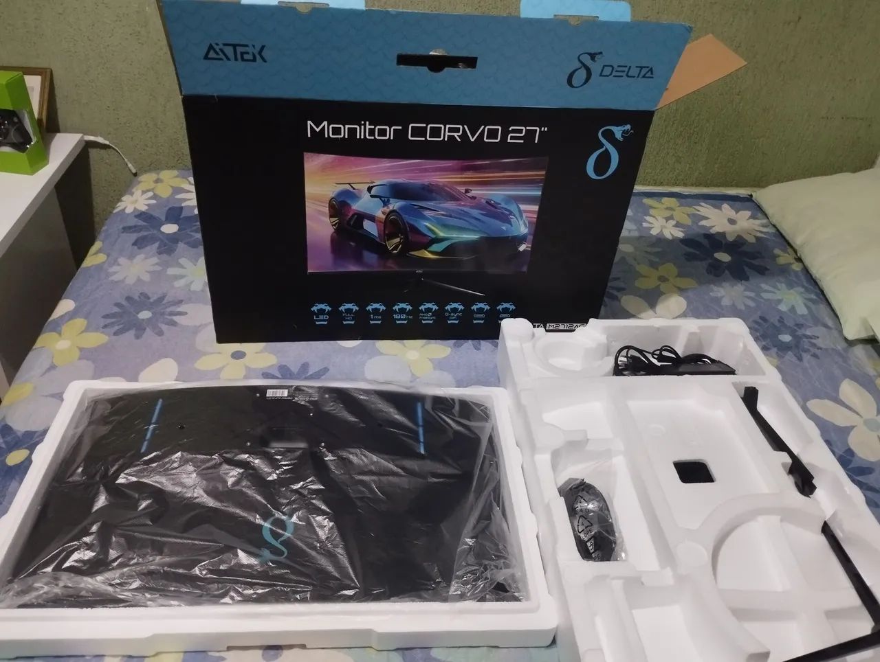Monitor Curvo Aitek 27" Full HD 180 Hz 1 ms  - Foto 5