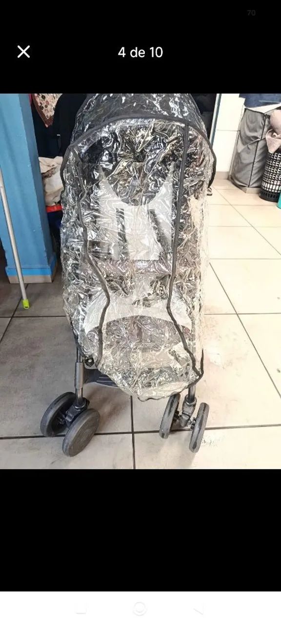 Carrinho de bebê guarda chuva - Foto 3
