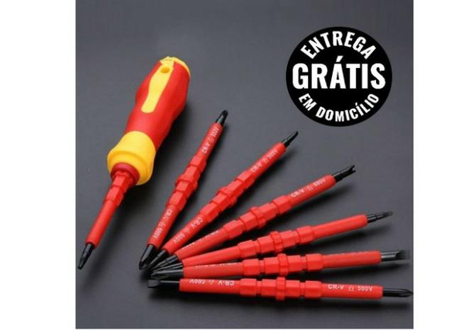Kit 10 Chaves philips 2x100mm Isolada - entrega gratis