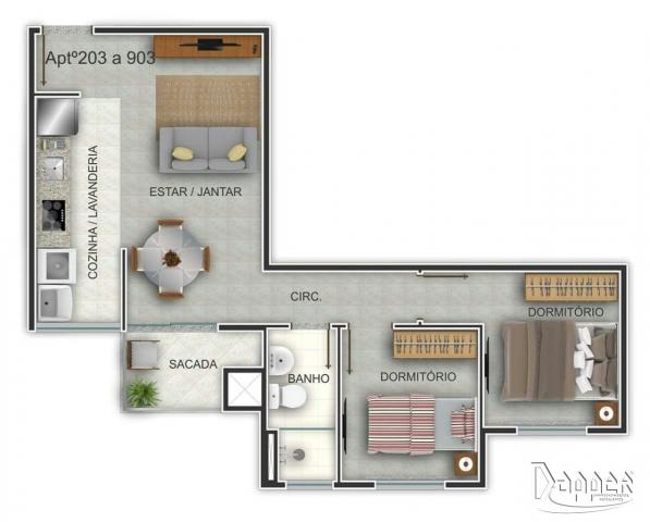 Apartamento à venda com 2 dormitórios em Ideal, Novo hamburgo cod:15322 - Foto 5