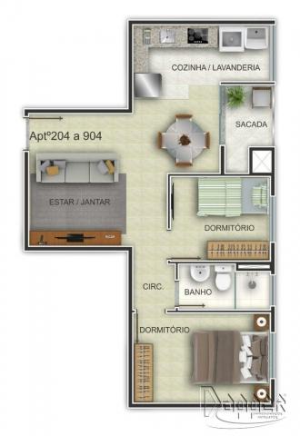 Apartamento à venda com 2 dormitórios em Ideal, Novo hamburgo cod:15322 - Foto 6