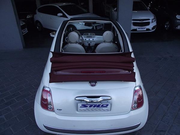 Fiat 500 Cabrio Air 1.4 Automático Conversível 13/14 Branco Cód. 7272 - Foto 13