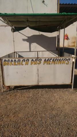 Vendo barraca de ferro toda reforçada com lona - Foto 2