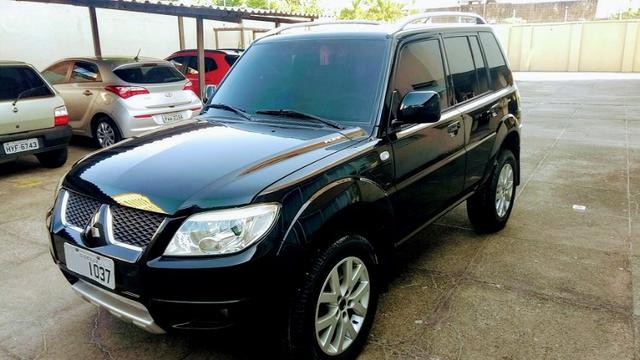 Pajero TR4 Aut 4X4 2012 Multimídia. Couro, Pneus Novos, Impecável, Sem detalhe - Foto 3