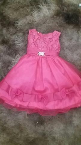 Vestido festa infantil tam. 3 - Foto 2