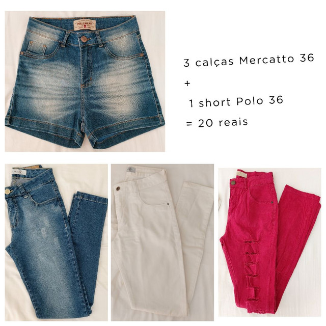 calça jeans feminina 20 reais