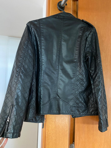 jaqueta de couro marfinno