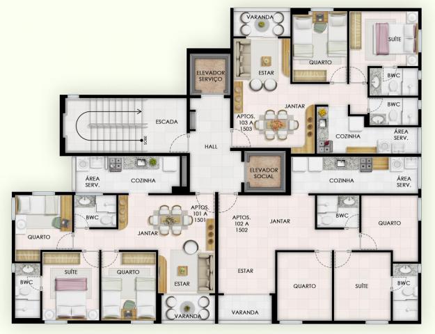 Apartamento para Venda em Recife, Torre, 3 dormitórios, 1 suíte, 2 banheiros, 2 vagas - Foto 14