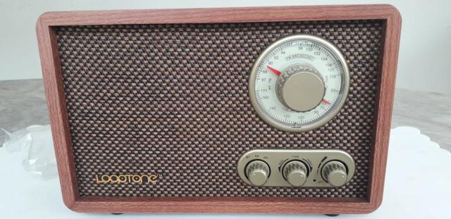 Retro bluetooth rádio loop tone (novo lacrado na caixa)