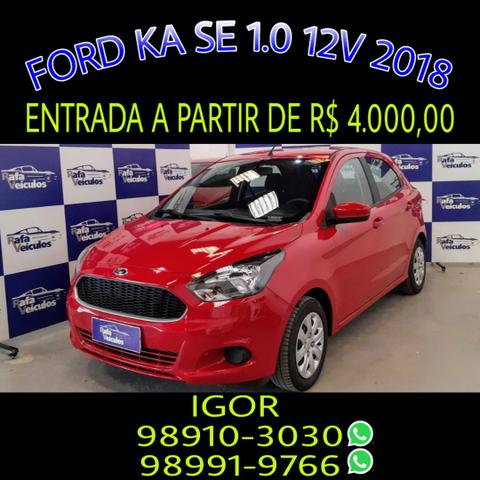 A sua loja em Belém! Ford Ka SE 1.0 4p FLEX 12v 2018, falar com Igor na RAFA VEICULOS