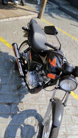 Honda Fan 125 preta 2011 partida elétrica