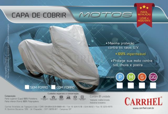 Capa Cobre Moto Para Ttodas as Motos - P / M / G - Foto 2