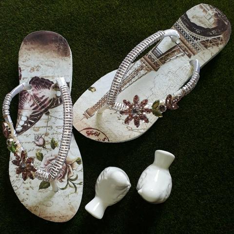 Havaianas customizadas - Foto 2
