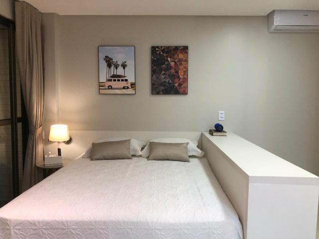 Alugo apartamento de 1 quarto, vista mar, - Foto 6